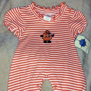 Syracuse University Basketball infant one piece romper. 3-6 months. Otto!